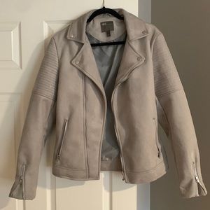 Asos faux suede moto jacket